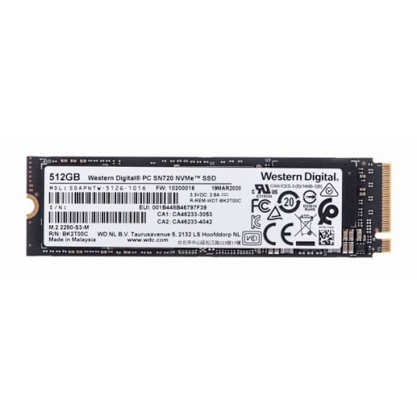 Fujitsu M.2 512 GB PCI Express NVMe Solid State Drive - S26462-F4622-L512
