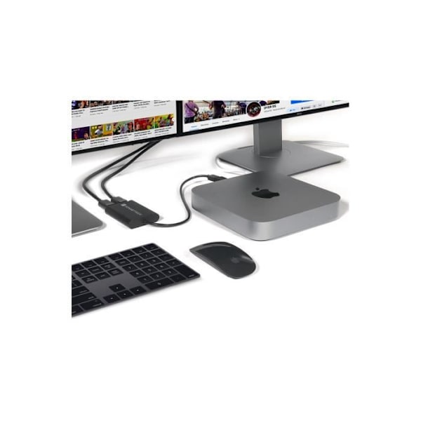 DisplayLink USB till Dual DisplayPort 1.2 4K-adapter - Sonnet USB3-DDP4K