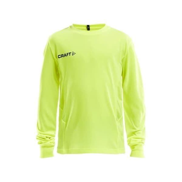 Craft squad junior långärmad målvaktströja Fluorescerande gul 8-10 år gammal