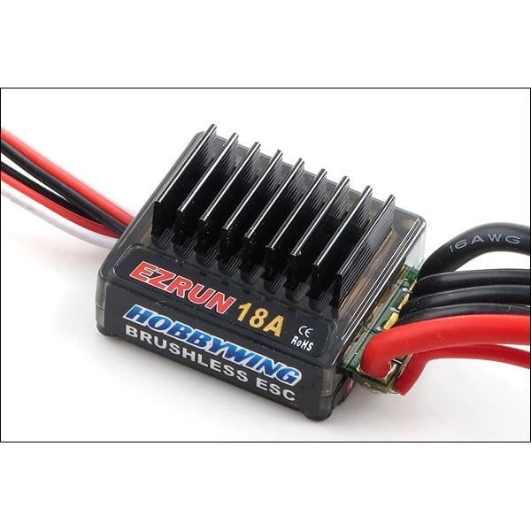 Accessoire RC - HOBBYWING - EZRUN-18A - Svart - 1 styck - För vuxna och unisex