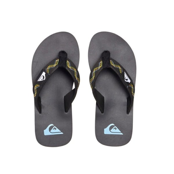 Flip Flop Quiksilver - AQBL100487 - Molokai Stitchy Sandal för pojkar Svart/grön 39