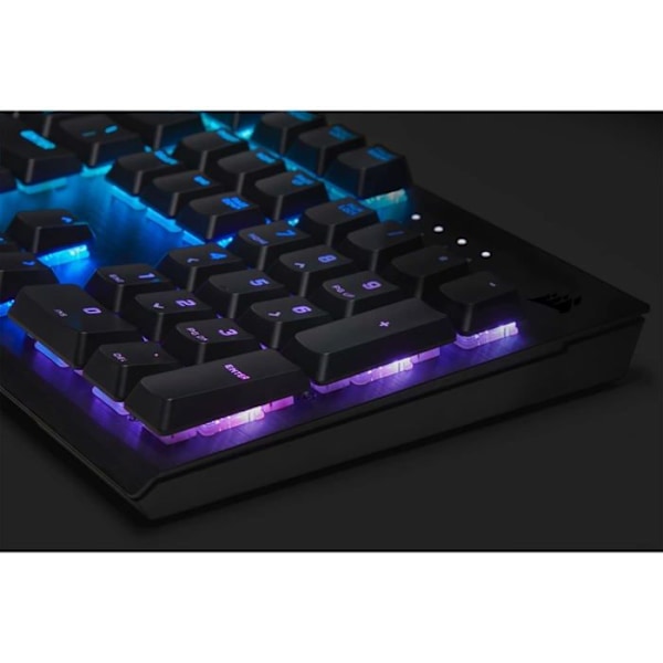 Corsair datortangentbord - CH-910D018-DE - K60 RGB Pro lågprofil USB QWERTZ tangentbord tysk svart
