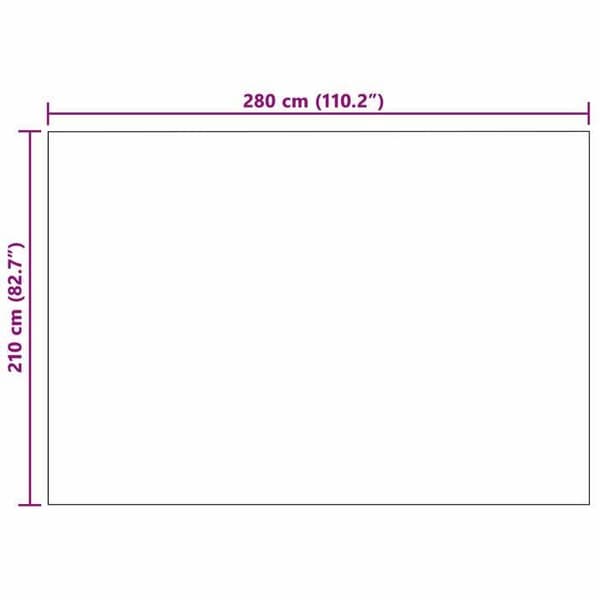 Rutig - VIDAXL - Engångsfiltar 6 st - Kamel - 280 x 210 cm - Fleece Kamel
