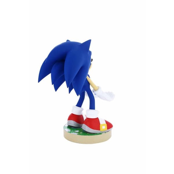 Modern Sonic Gaming Figur - CABLEGUYS - Styrenhet/smartphonehållare - 20 cm - Blå blå