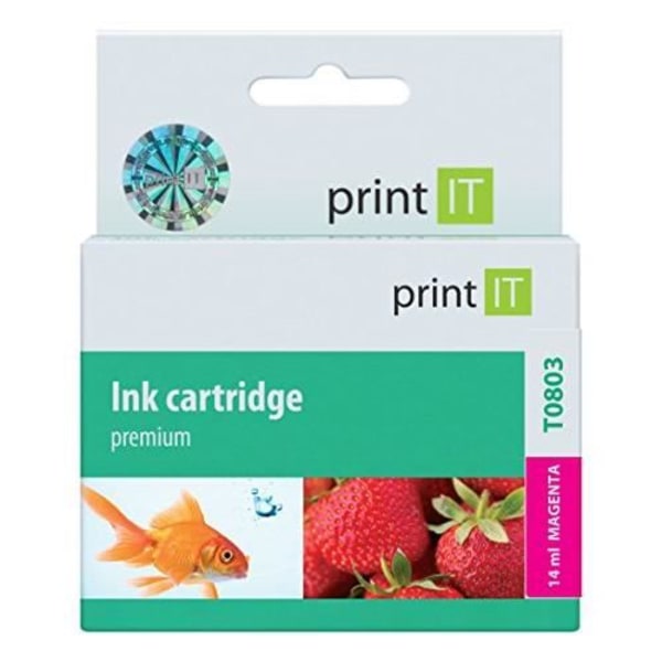 PRINT IT PI-132 rosa bläckpatron