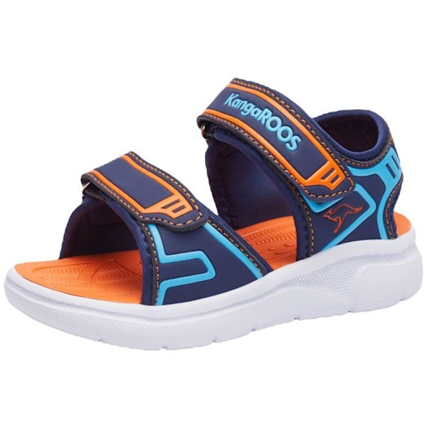 Slip-on känguruer - 18856-4267 - Unisex barn K-by Deal Sandal Marinblå, Flame 28