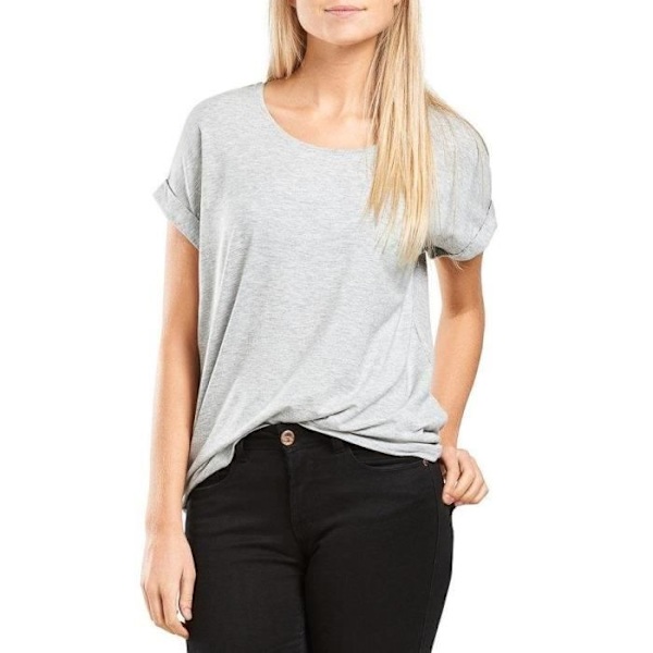 T-shirt - ONLY - Monster - Grå - Kort ärm - 100% bomull Grå XXL