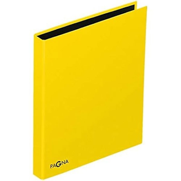 Klippbok A4 - PAGNA - Basic - Gul - 4 ringar - Mixad gul