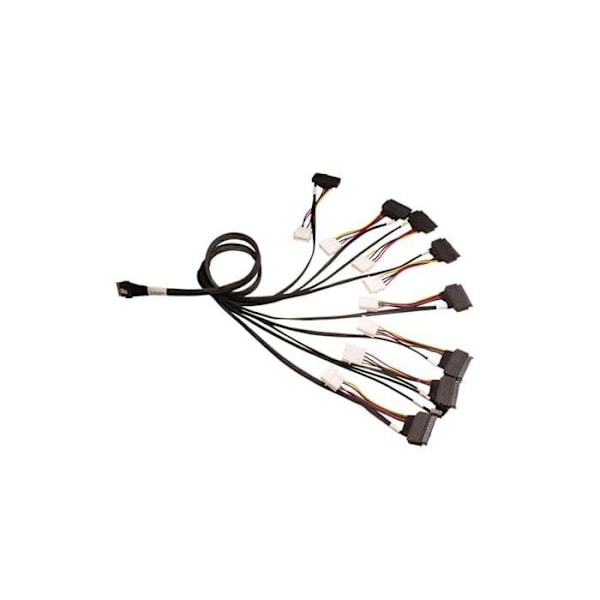 Broadcom Intern SAS-kabel - 05-60006-00 - Slim SAS [SFF-8654] [M] till U.2 [SFF-8639] - 1 m