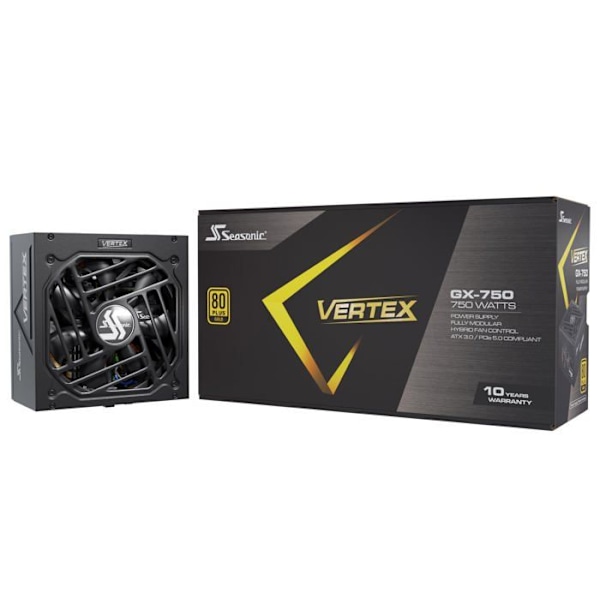 Seasonic ATX 750W 80+ Guld Svart