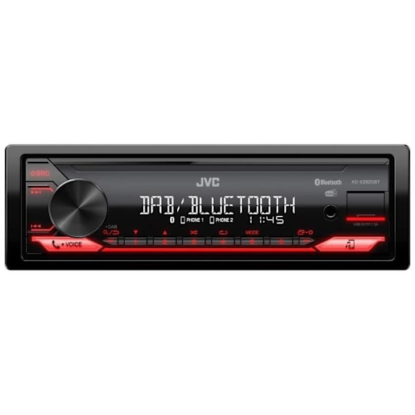 JVC bilradio - KD-X282DBT - USB - Bluetooth - DAB+