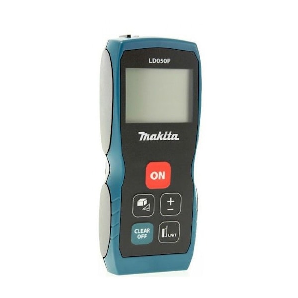 Laseravståndsmätare - MAKITA - LD050P - Räckvidd 50m - Noggrannhet 2 mm - Längdmått Blå