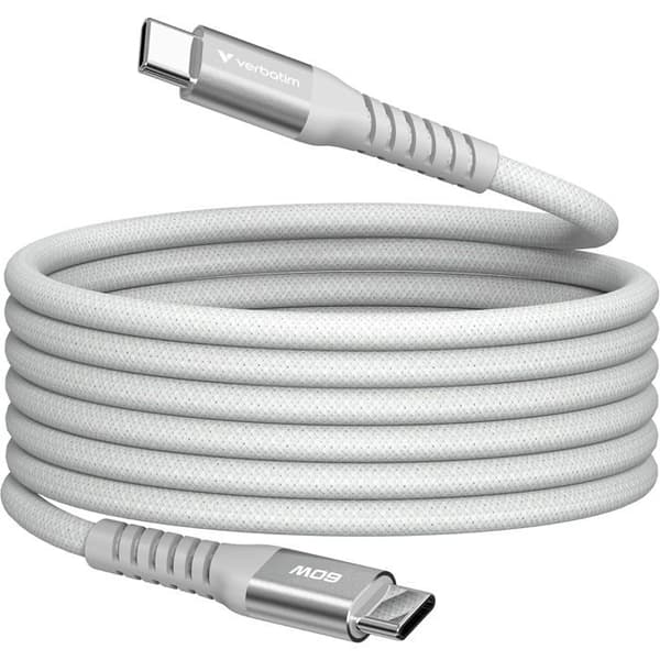 VERBATIM KABEL USB-C/ USB-C 60W GRÅ