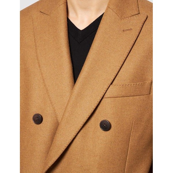 Kappa - ärtrock - överrock Hackett london - HM402677 - Camel Broken Twill Db herrjacka Kamel XL