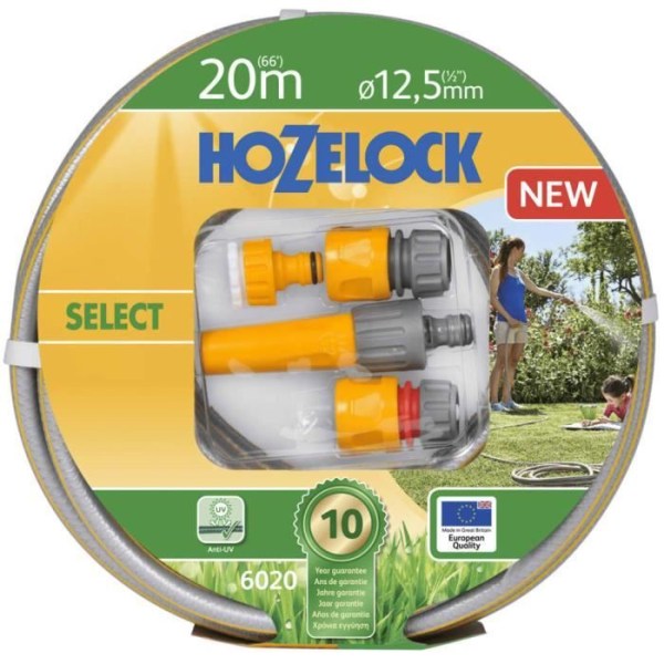 Hozelock Select trädgårdsslang 20m med startset