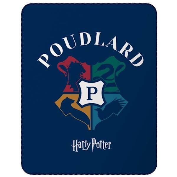 Pläd - WARNER BROS - HARRY POTTER - Blå - 100% polyester - 110x140 cm Blå