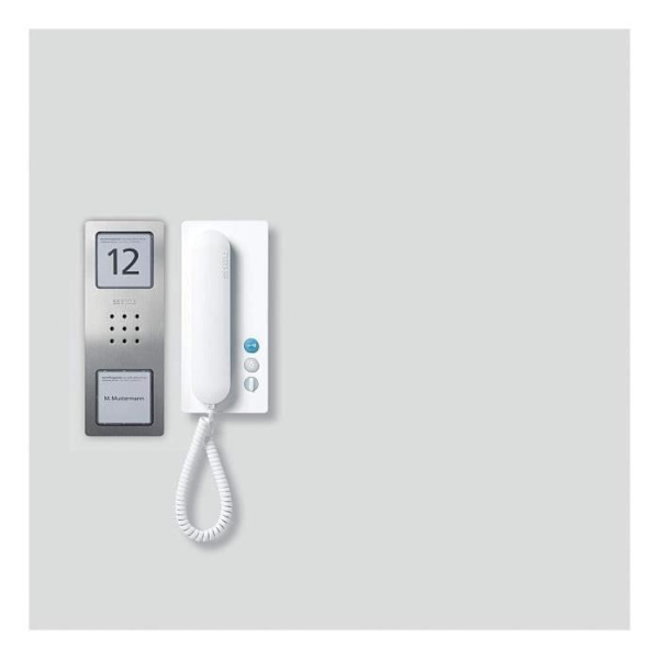 SIEDLE SET CA 812-1 E-W ROSTFRITT STÅL, VIT (210008738-00) Rostfritt stål, Vit