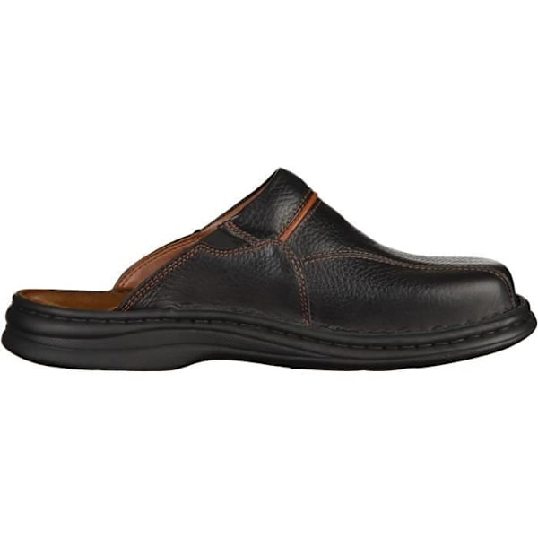 Tofflor - JOSEF SEIBEL - Slip-on stängning - 2 cm klack - Rund - Läder - Gummi - Textilfoder - Svart Svart 48