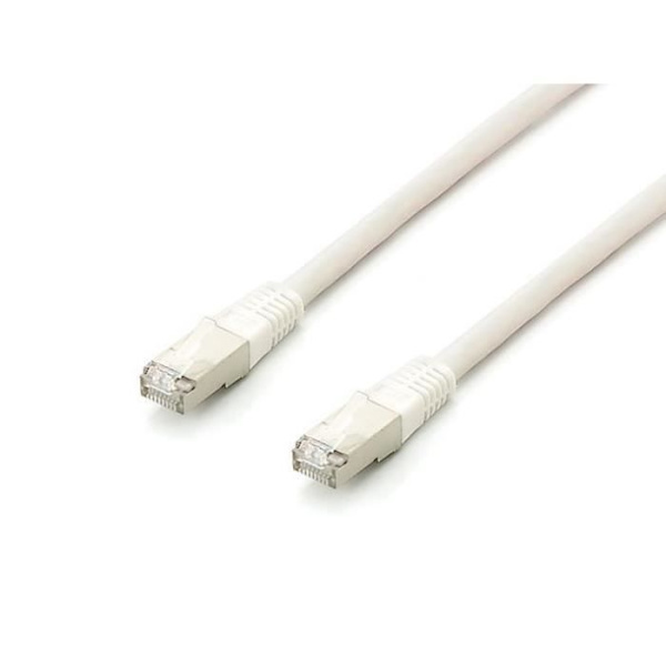 Vit nätverkskabel 10 m CAT6A S-FTP (S-STP) - UTRUSTNING