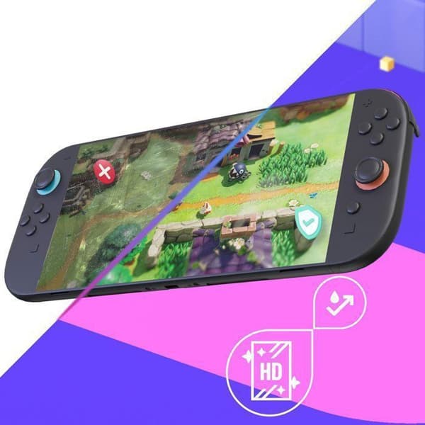 Härdat glas - Oniverse - Nintendo Switch 2 - Hårdhet 9H - Blåljusfilter - Ultra-tunn