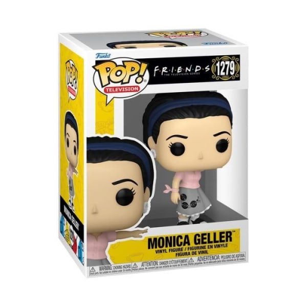 Figurine - Funko - Servitrisen Monica - Friends - Grå - Chase Special Edition Flerfärgad