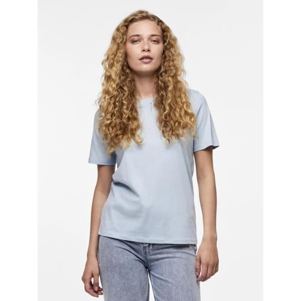 Pieces Ria Solid dam t-shirt Ängelns fall M
