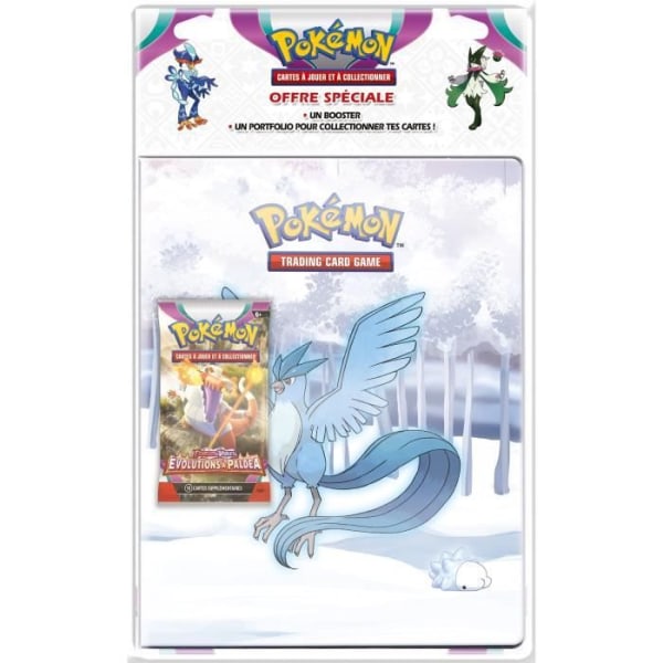 Pokémon Portfolio - Paket med 180 kort + Booster EV02 - ASMODEE