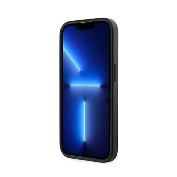 Mobilskal - Karl Lagerfeld - iPhone 14 Pro Max - Svart - Ekologiskt läder - Vadderad Svart