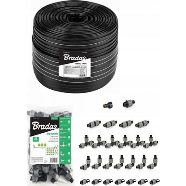 Längd (meter - band - måttband) Hikoki - DSTHT16081510-0100 - DRIPPER TAPE 16mm HIRRO TAPE 100m 16/8mil/1,5l/h/10cm