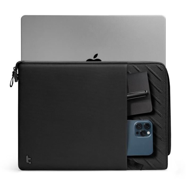 Laptopfodral - Tomtoc - Voyage-A10 - 14 tum - Nylon Cordura® - Svart Svart