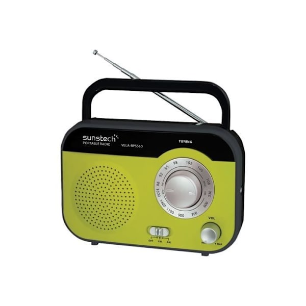 Sunstech RPS560 Bärbar Radio Grön