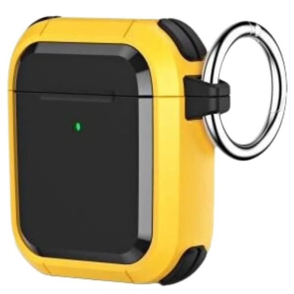 Coque Solid - BELINE - AirPods 1/2 - Gul - Mjuk Silikon - Stöttålig Gul