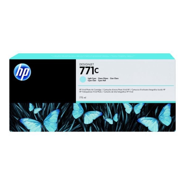 HP - 1 Original 771C bläckpatron - 775 ml - Cyan