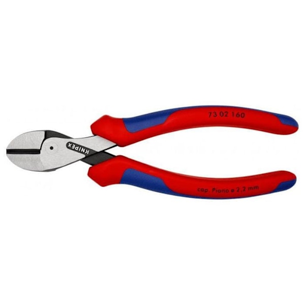 Sidoavskärningstång - KNIPEX - X-Cut 73 02 160 - Elskydd - Blå
