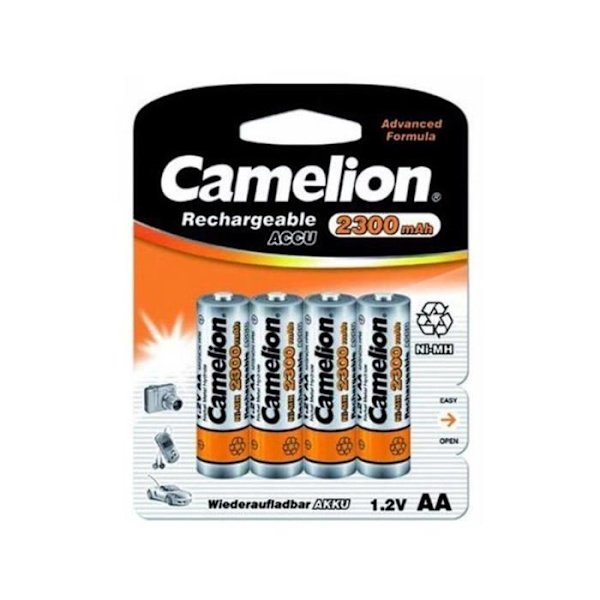 Paket med 4 Accu Camelion AA Mignon 2300mAH