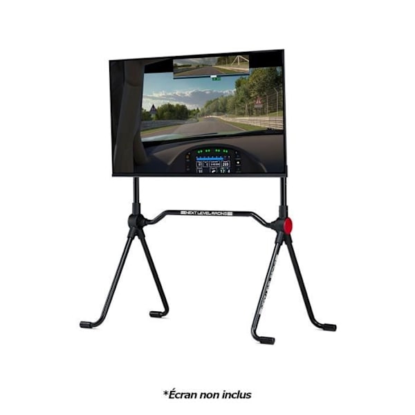 Stöd för skärm - NEXT LEVEL RACING - Cockpit Svart - Kompatibel med F-GT Lite - GT Lite - Flight Simulator Lite