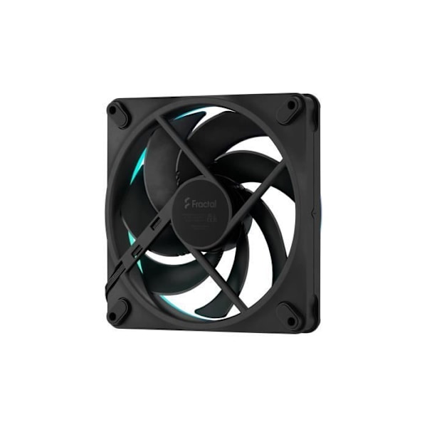 PC-fläkt - FRACTAL DESIGN - Momentum 14 RGB - FDB - Belyst ARGB-ring Gen 2 - PWM-kontroll - Svart