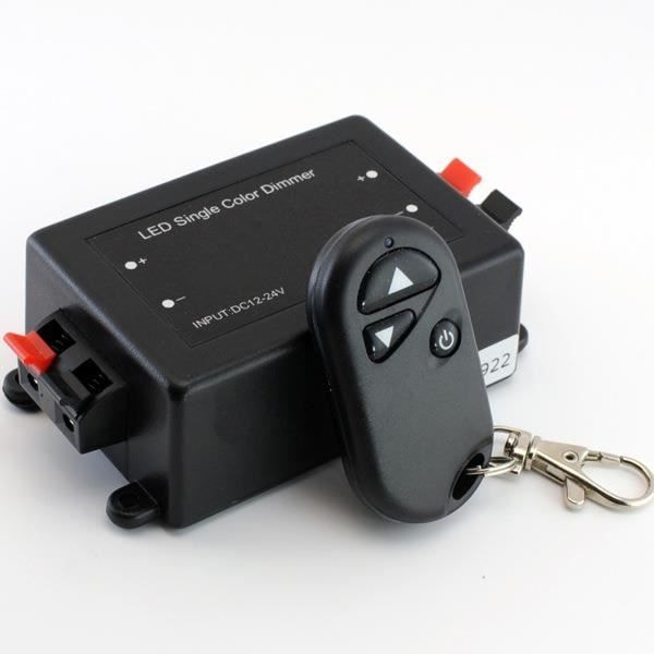 LED-dimmer - V-TAC - Fjärrkontroll - Svart - Inomhus - 8A 12V