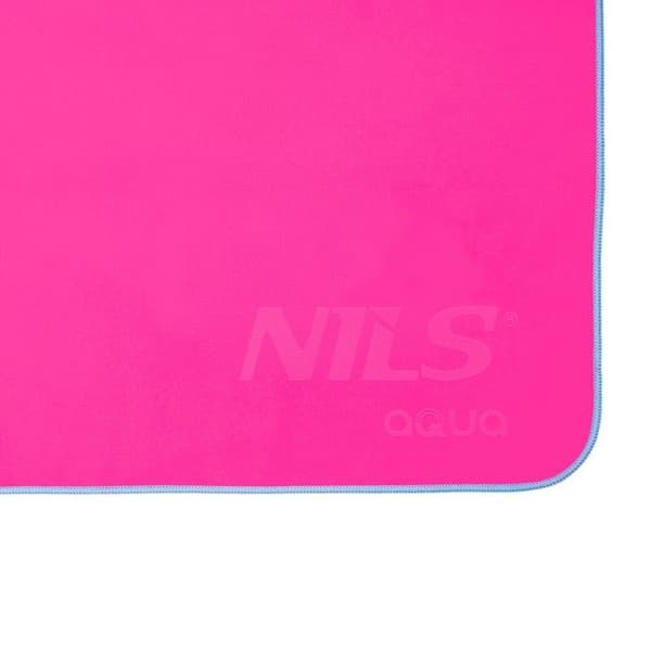 Mikrofiberhandduk NILS Aqua NAR11 rosa/blå