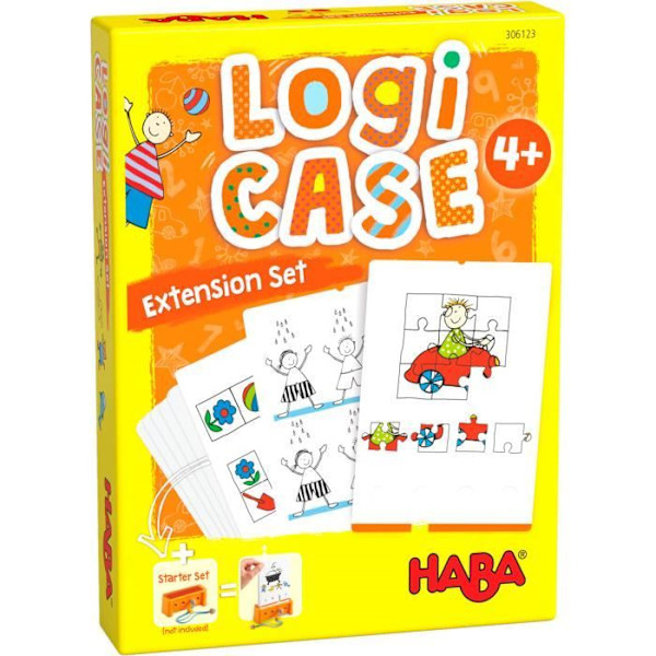 HABA - LogiCASE Extension "Daily Life" - Pusselspel för logiskt tänkande och koncentration - Barn 4 år och +