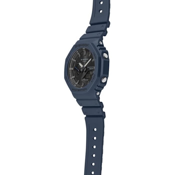Klocka - Casio - GA-B2100-2AER - Kvarts - Analog - Blå plastrem Blå