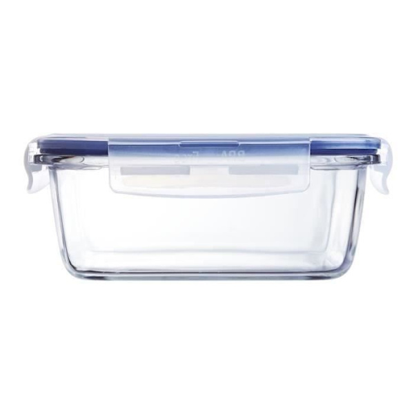 Fyrkantig glaslåda - Luminarc - Pure Box Active - 122 cl - Hållbar - Hermetisk Transparent