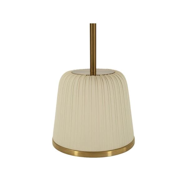 Sidobord Design "Egle" 55cm Vit & Guld vit/guld