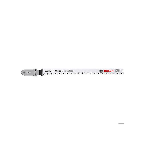 Sticksågblad - BOSCH - T 308 BO - Precisionsskärning - 2-Side Clean - Paket om 5