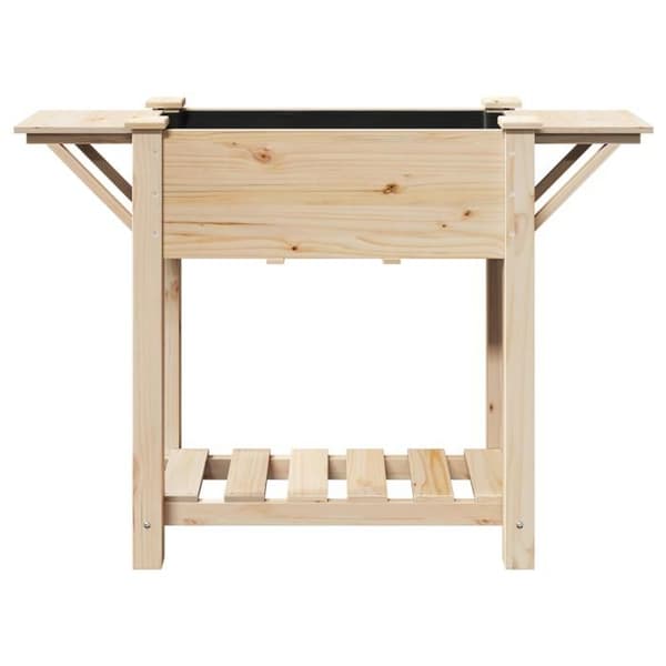 Blomlåda - Massivt furu - 111x37x76 cm - Rektangulär - Beige beige