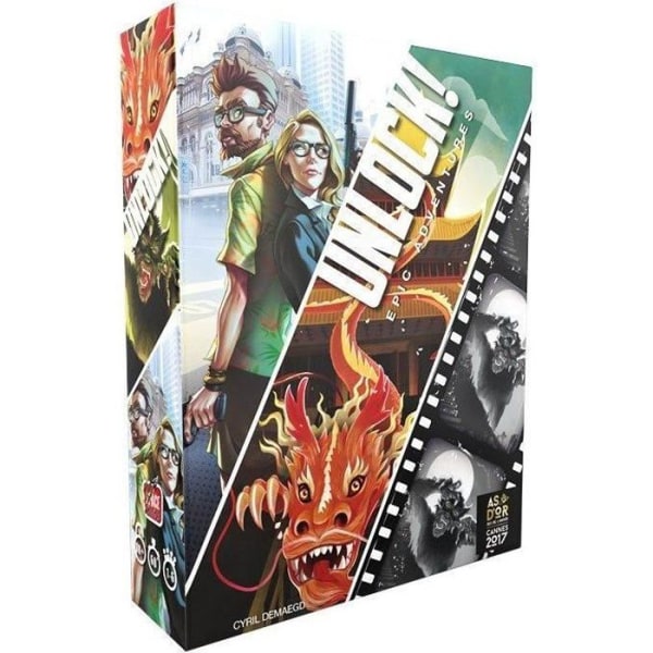 Låsa upp! Epic Adventures - ASMODEE - Brädspel - 1 till 6 spelare - 60 min Flerfärgad