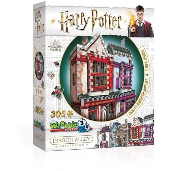 3D PUZZLE - Harry Potter: Quidditch Shops - 305 st
