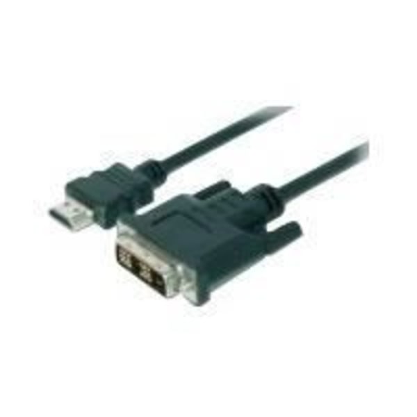 MICROCONNECT HDM1918105 KABEL 0,5 M SVART