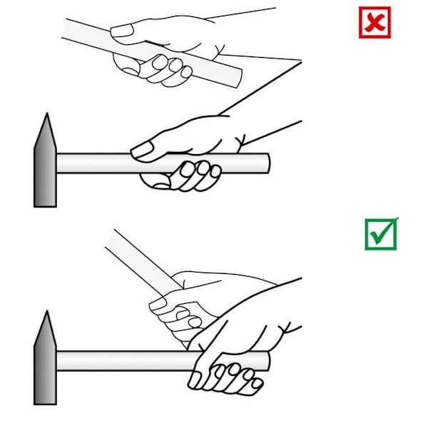 Marteau Matador - 0705 0501 - handtag i ask dIN 5111 500 g
