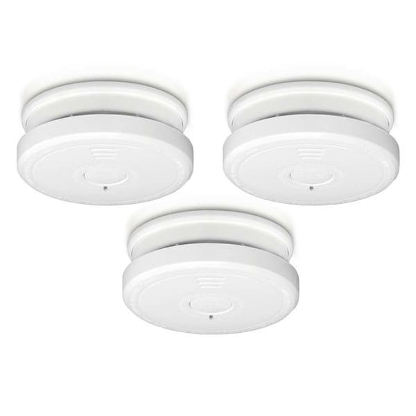 Röksensor - ALECTO - SA20 3X - Larm 85dB - Stoppknapp - Vit Vit